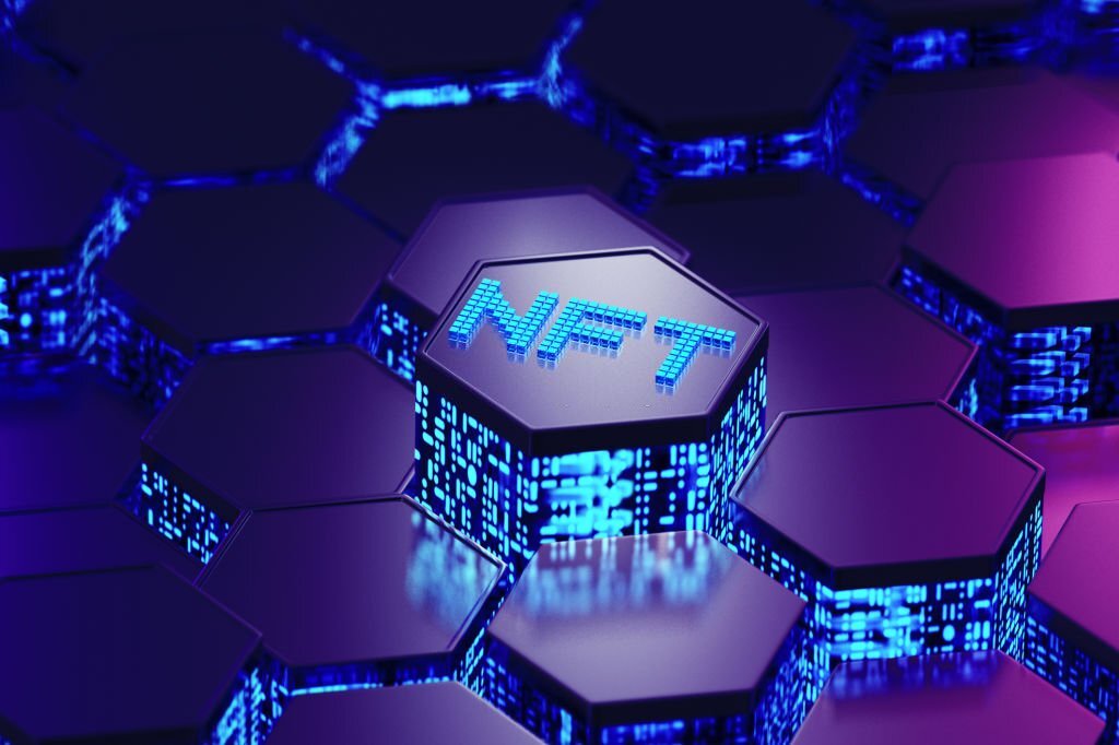 NFT concept. 3D render